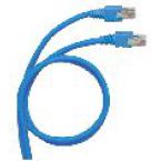  CORDON C6 F/UTP  PVC BLEU 1 M 