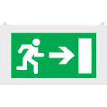  PLAQUE ARCOR SORT.FLECHE HOR. 